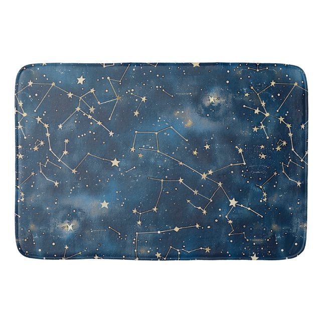 Tapete De Banheiro Constelação Celestial - Noite Estelar (6) (Frente)