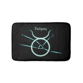 Tapete De Banheiro Constelação de Zodiac Taurus Bath Mat