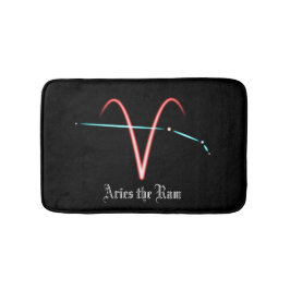 Tapete De Banheiro Constelação Zodiac Aries Bath Mat
