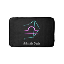 Tapete De Banheiro Constelação Zodiac Libra Bath Mat