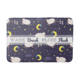 Tapete De Banheiro Contando a esteira de banho dos carneiros