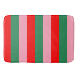 Tapete De Banheiro Contemporary Christmas Stripes 