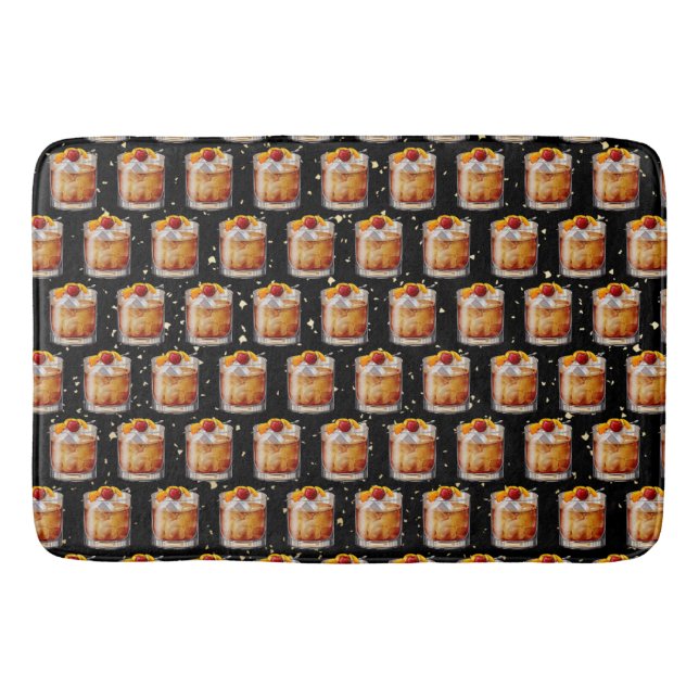 Tapete De Banheiro Coquetel antigo movido (Frente)