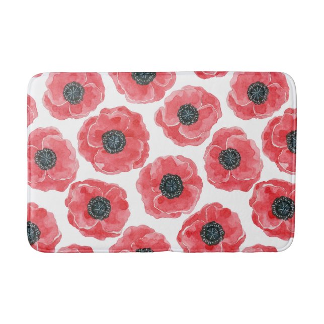 Tapete De Banheiro Cor d'água do papo (Frente)