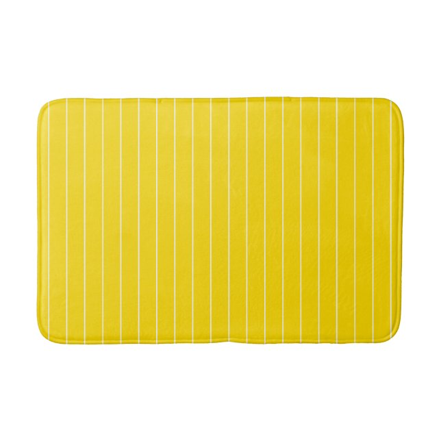 Tapete De Banheiro Cor de Tendência Amarelo Elegante Moderno, Estimul (Frente)