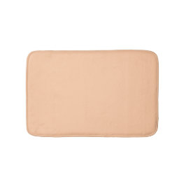 Tapete De Banheiro Cor Sólida de Pêssego Profundo