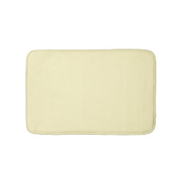 Tapete De Banheiro Cor Sólido Amarelo-Manteiga
