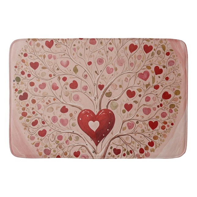 Tapete De Banheiro Coração (Frente)