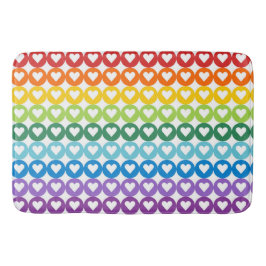 TAPETE DE BANHEIRO CORAÇÃO BRILHANTE DE BOVINOS EM CÍRCULOS