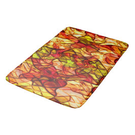 Tapete De Banheiro Cordas cruzadas escondidas sob um tecido vermelho