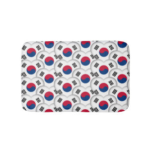 Tapete De Banheiro Coreanos e Bandeira Coreana/Coreia do Sul