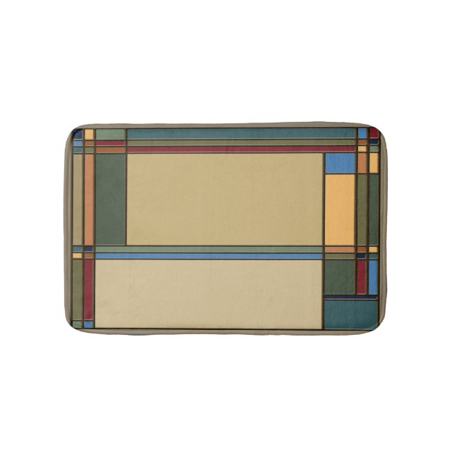 Tapete De Banheiro Cores Bungalow Negrito (frente)