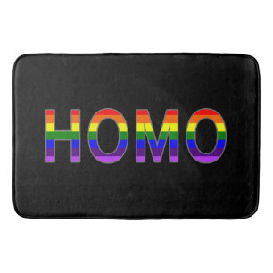 Tapete De Banheiro Cores coloridas alegres do arco-íris do homo