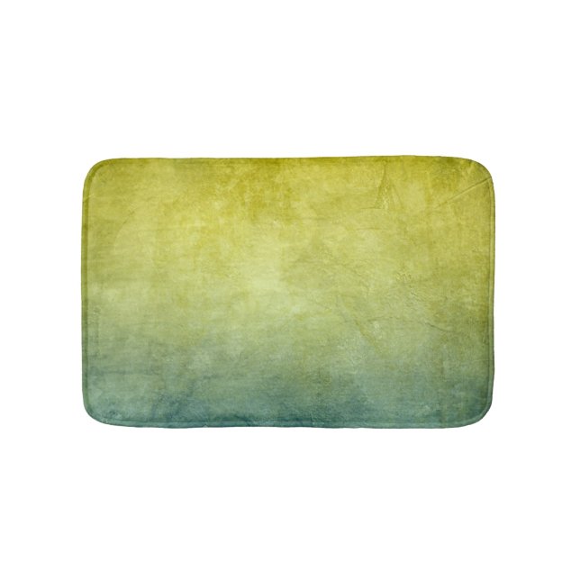 Tapete De Banheiro Cores Grunares - Amarelo e Azul (frente)