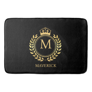 Tapete De Banheiro coroa monograma