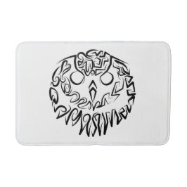 Tapete De Banheiro Coruja Branca e Negra