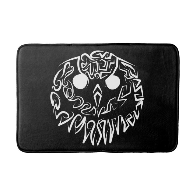 Tapete De Banheiro Coruja Branca e Negra (Frente)