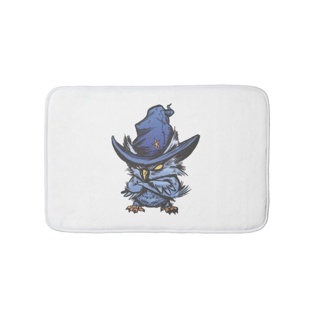 Tapete De Banheiro Coruja de Halloween (frente)