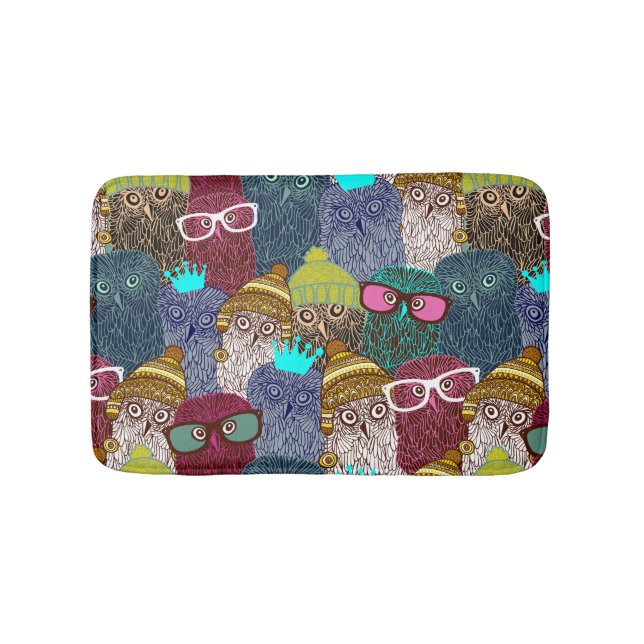 Tapete De Banheiro Coruja na coroa (frente)