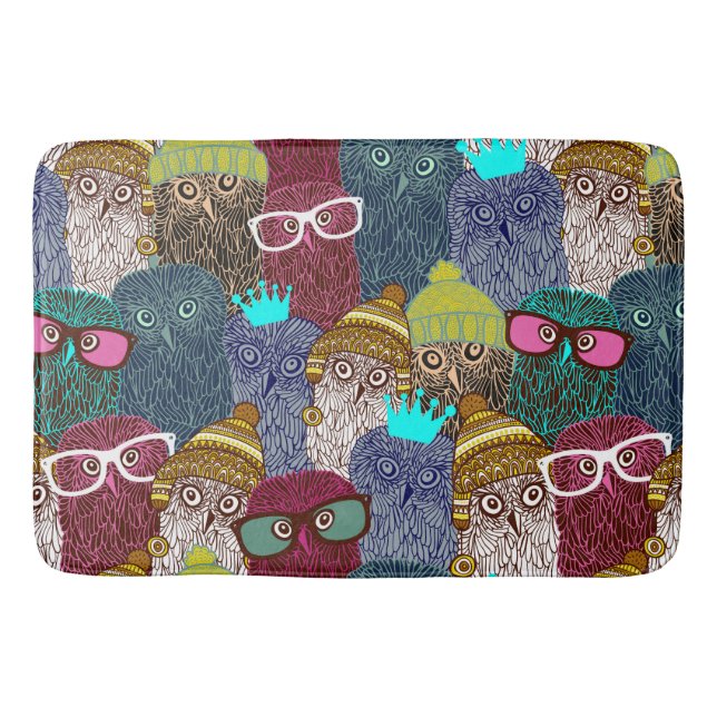 Tapete De Banheiro Coruja na coroa (Frente)