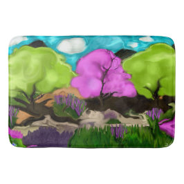 Tapete De Banheiro Cotton Candy Abstrato Art