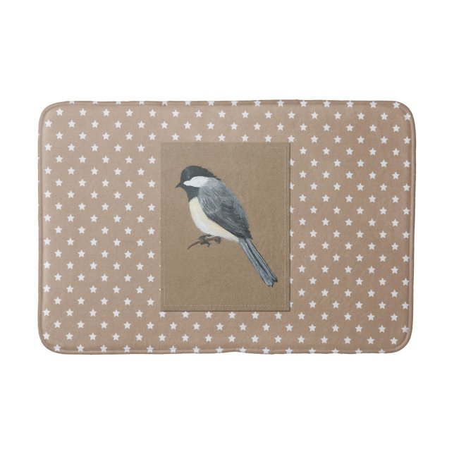 Tapete De Banheiro Country Chickadee Bath Mat (Frente)