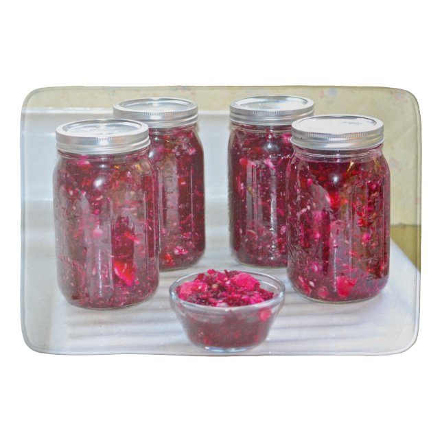 Tapete De Banheiro Couve-roxa (Frente)