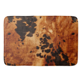 Tapete De Banheiro Cowboy Brown Cowhide Ocidental