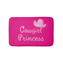 Cowgirl Princesa Pink Hat Mat