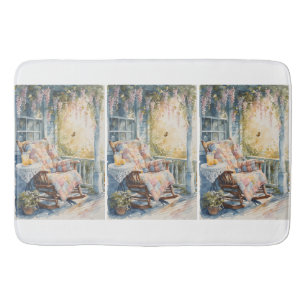 Tapete De Banheiro Cozy Porch com Quilt e Lemonade Charm
