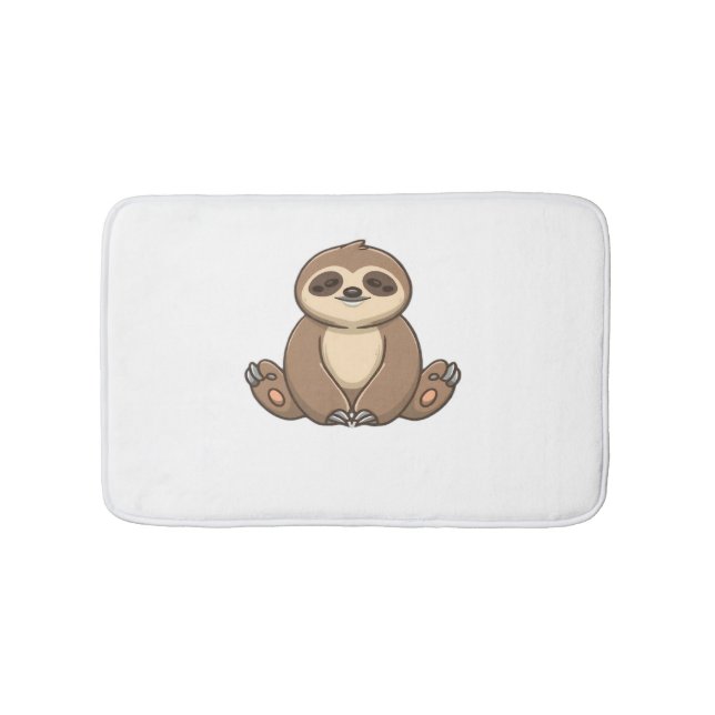Tapete De Banheiro Cozy Sloth Classic T-Shirt (frente)