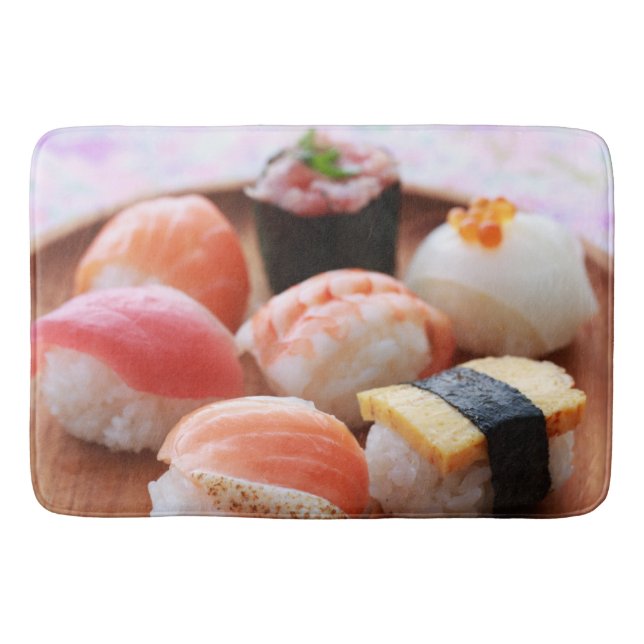 Tapete De Banheiro Cozy Sushi Bath Mat – SUSHIMI Collection (Frente)