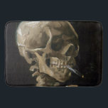 Tapete De Banheiro Crânio com cigarro queimado Vincent van Gogh Art<br><div class="desc">Vincent van Gogh (neerlandês, 1853-1890) Skull of a Skeleton with Burning Cigarette, 1885-86, Oil on canvas Unframed: 32 cm × 24, 5 cm (13 pol. × 9, 6 pol.) Trabalhos preparatórios de Vincent van Gogh. Essa pequena pintura faz parte da coleção permanente do Museu Van Gogh, em Amsterdã. Foi pintado...</div>
