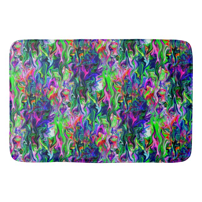 Tapete De Banheiro Crazee Squiggly Garden.... (Frente)