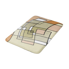 Tapete De Banheiro Cream Pastel Autumn Abstrato Art