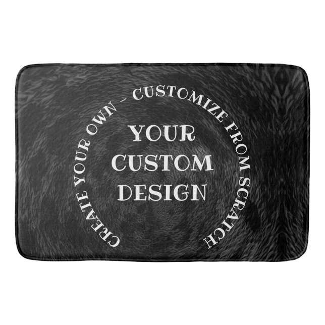 Tapete De Banheiro Create Your Own Custom Personalized (Frente)