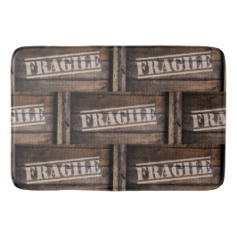 Tapete De Banheiro Cria frágil de madeira vintada transporte de madei