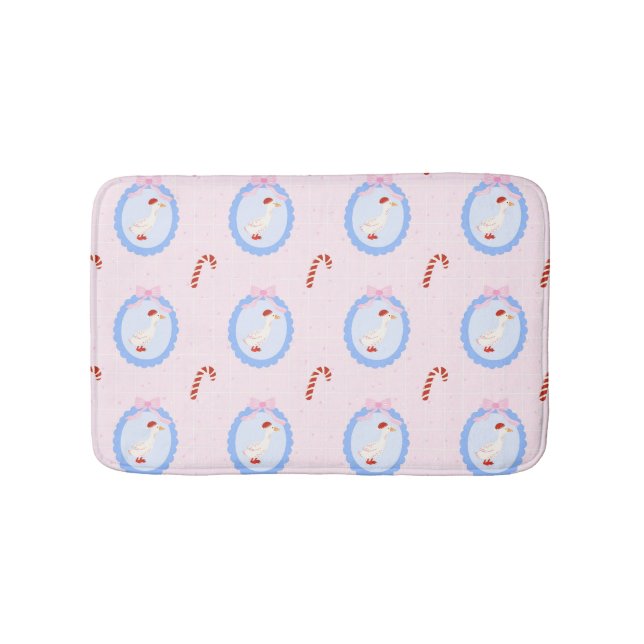 Tapete De Banheiro Crianças de natal de ganso bobo (frente)