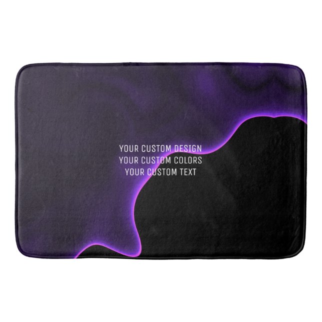 Tapete De Banheiro Crie seu próprio personalizado (Frente)