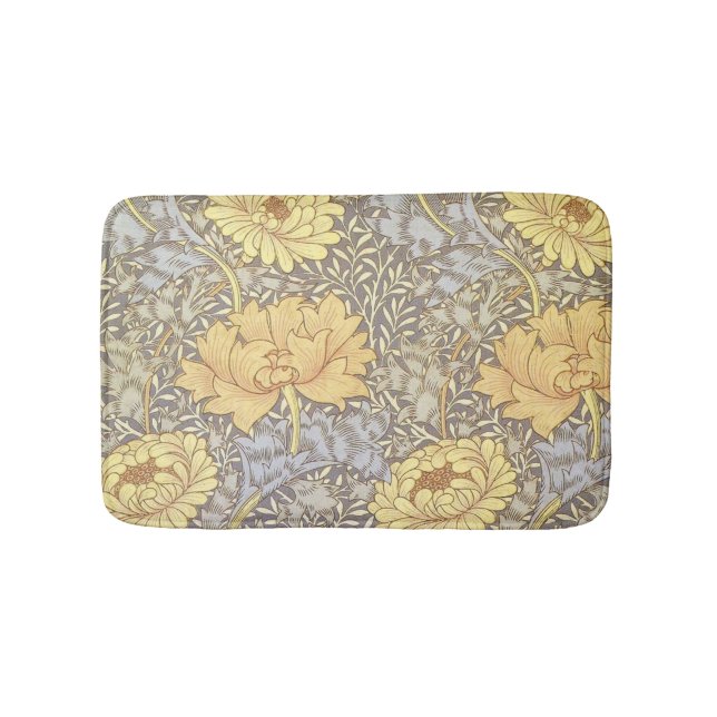 Tapete De Banheiro Crisântemo Flor de Mãe (frente)