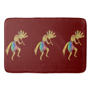 Tapete De Banheiro Cultura de americanos nativos - Dançando Kokopelli