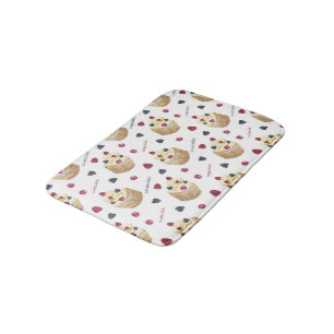 Tapete De Banheiro Cupcakes da aguarela