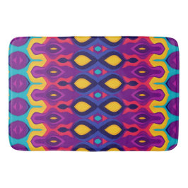 Tapete De Banheiro Curvas suaves de cores negrito