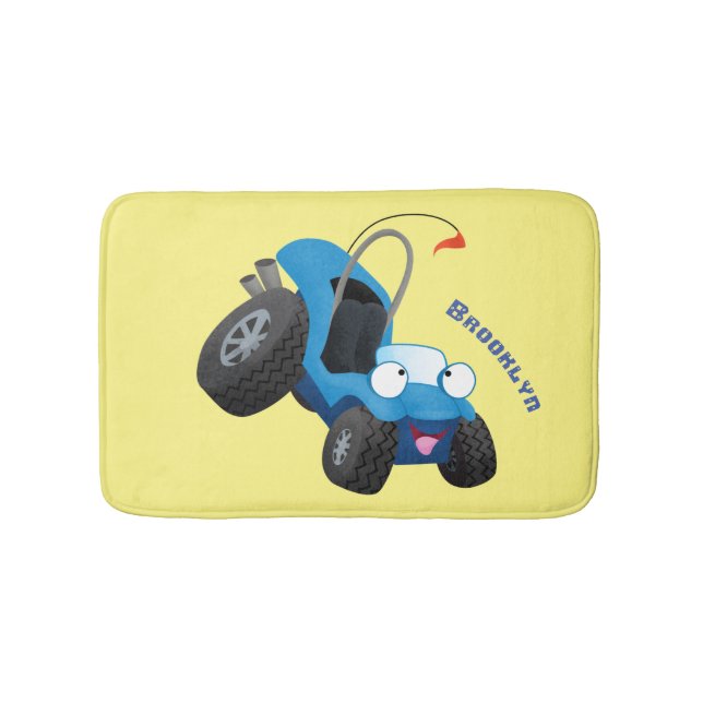 Tapete De Banheiro Cute dune buggy off road vehicle cartoon (frente)