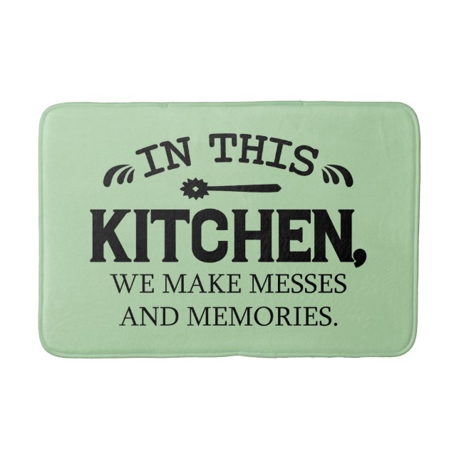 Tapete De Banheiro Cute kitchen messes memories  (Frente)