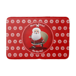 Tapete De Banheiro Cute Santa Claus