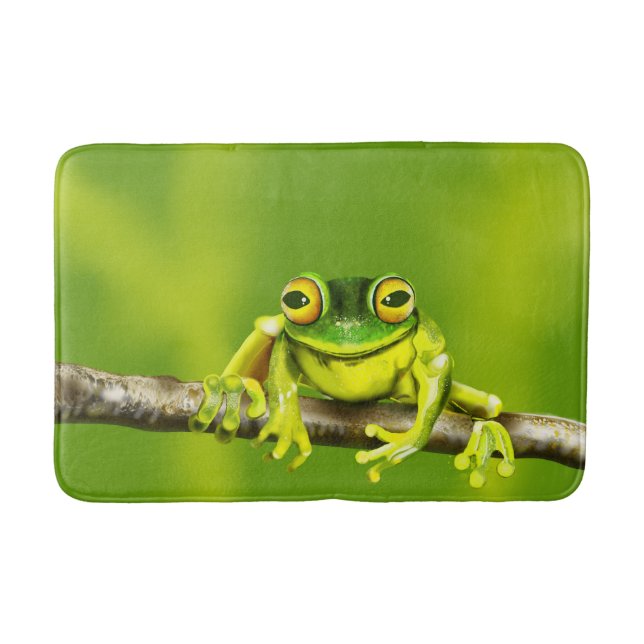 Tapete De Banheiro Cute Tree Frog  (Frente)