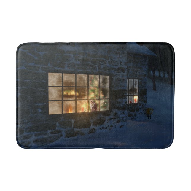 Tapete De Banheiro Cwm Christmas Bath Mat (Frente)