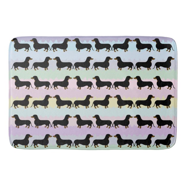 Tapete De Banheiro Dachshund Bathmat (Frente)