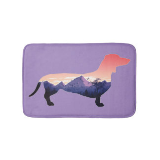Tapete De Banheiro Dachshund Design 226 - Linda visualização da natur